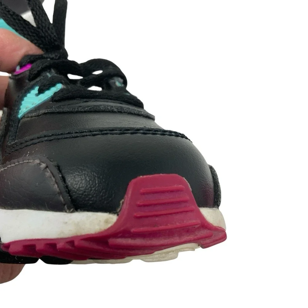Nike Air Max 90 Shoes S833416-033 5C Toddler Baby Sneaker Shoes Black Pink Multi - Picture 5 of 15